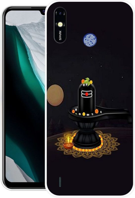 BLUEZAP Back Cover for Tecno Spark Go Plus  (Black, Grip Case, Silicon, Pack of: 1)