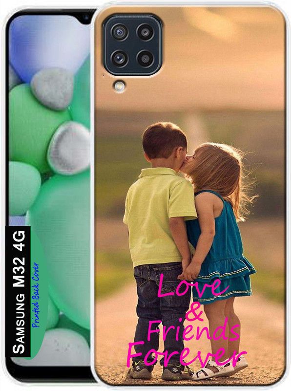 KENTAROELENE Back Cover for Samsung Galaxy M32 4G, Samsung M227  (Multicolor, Dual Protection, Silicon, Pack of: 1)