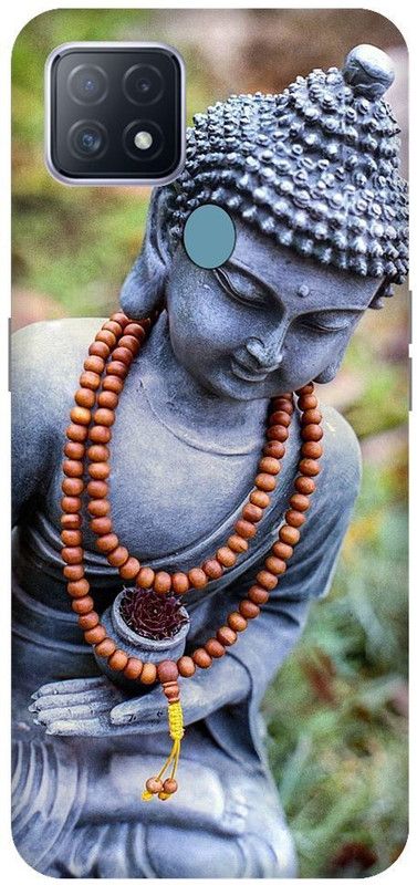 URCHIN Back Cover for Oppo A15S Buddha, Gautama Buddha, Buddha god, Buddha cover  (Multicolor, Shock Proof, Pack of: 1)