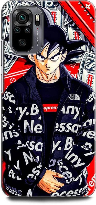 KEYCENT Back Cover for REDMI Note 10S SUPREME, SWAG, SPORT, GOKU, DRAGON BALL Z, ANIME, VEGETA, NARUTO  (Multicolor, Pack of: 1)