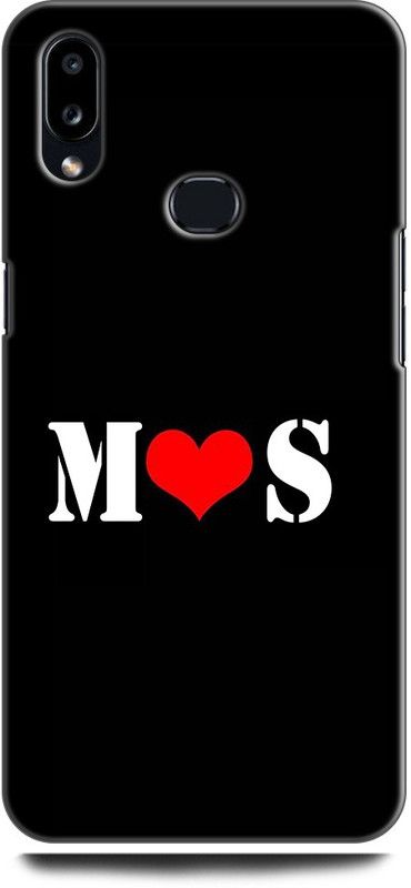 Afterglow Back Cover for SAMSUNG Galaxy A10s M S, M LOVES S, NAME, LETTER, ALPHABET, MS LOVE, HART  (Multicolor, Shock Proof, Pack of: 1)