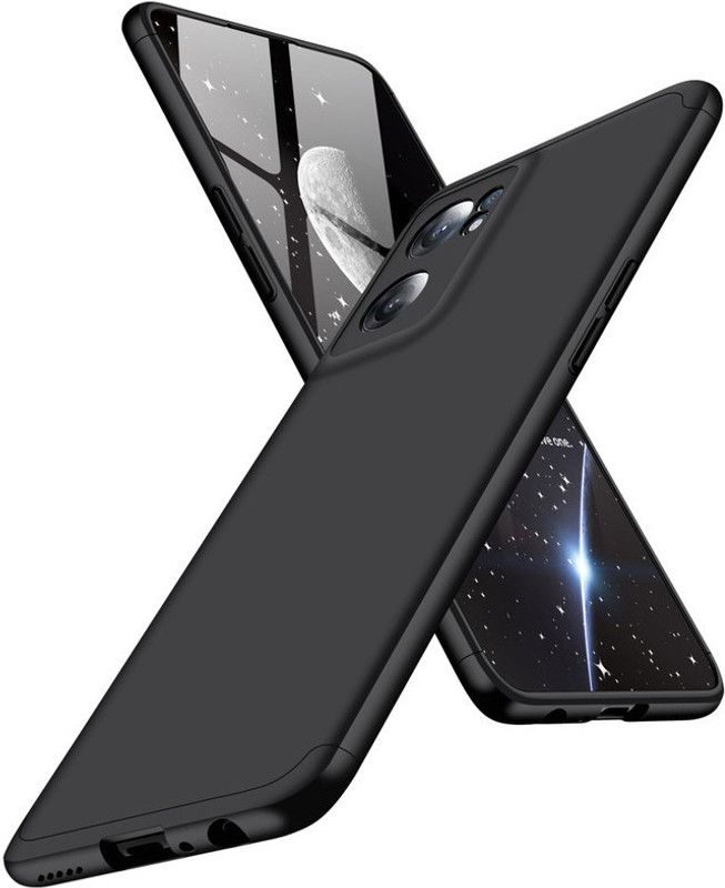 Glaslux Front & Back Case for OnePlus Nord CE 2 5G  (Black, Camera Bump Protector, Pack of: 1)