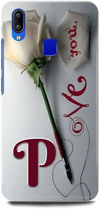 FRONK Back Cover for vivo Y91  (White, Red, Hard Case, Pack of: 1)