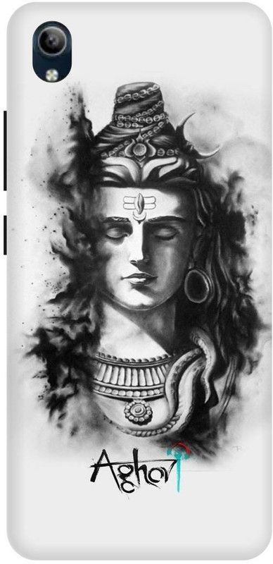 THE NARAYANA COLLECTIONS Back Cover for VIVO Y90- 1908-AGHORI,SHIV,JI,BHOLENATH,MAHADEV,BABA  (Multicolor, Hard Case, Pack of: 1)