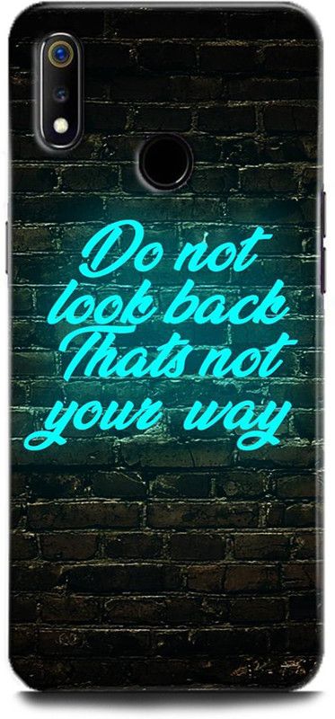 Afterglow Back Cover for Realme 3 Pro  (Black, Green, Shock Proof, Pack of: 1)