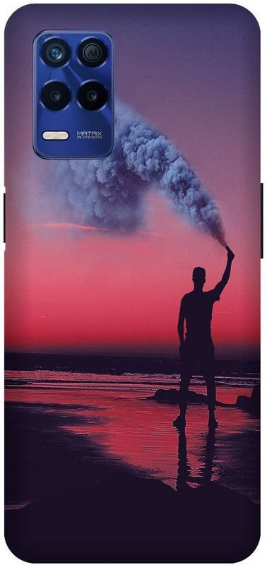 Bluvver Back Cover for Realme 8s 5G , RMX3381, Printed Bombs Flare,Smoke Back Cover  (Multicolor, Hard Case)