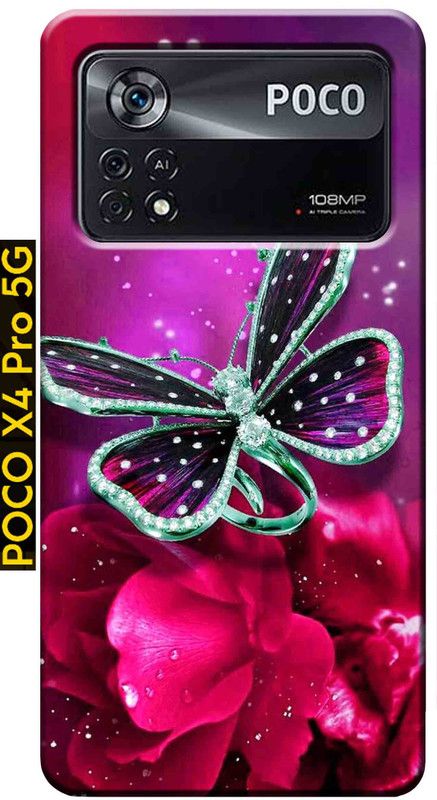 TrenoSio Back Cover for Poco X4 Pro 5G 2574  (Multicolor, Shock Proof, Silicon, Pack of: 1)