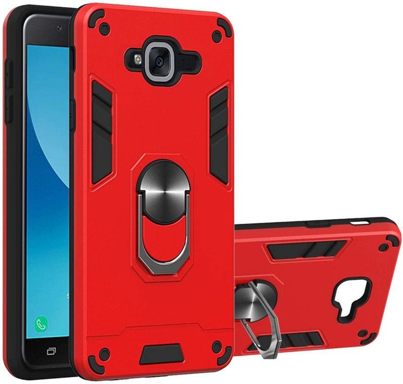 Elica Bumper Case for Samsung Galaxy J2 (2017)  (Red, Rugged Armor, Pack of: 1)