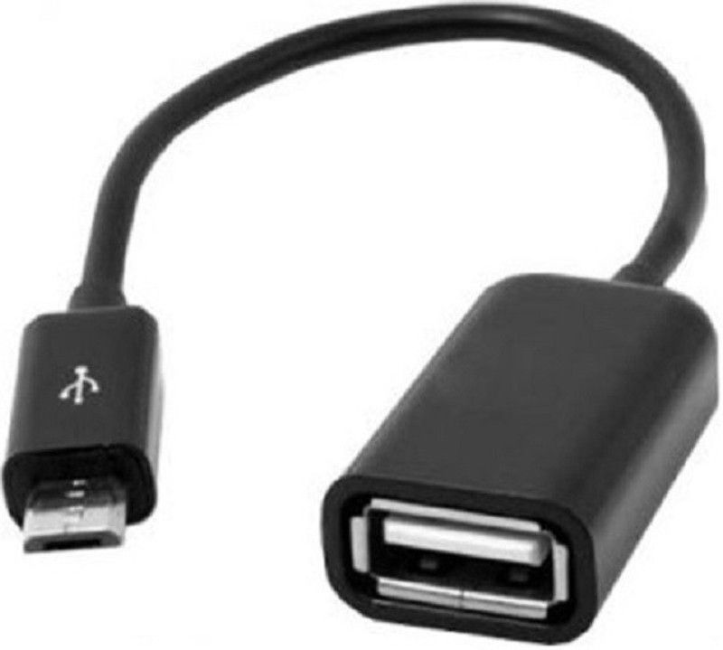 Dillionline Micro USB Cable 0.293 m OTG Cable Intex Life 2 DILLIONLINE  (Compatible with All Smartphones, Tablets and MP3 player, Black)
