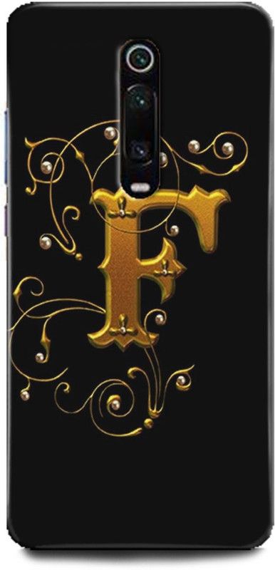 INTELLIZE Back Cover for Redmi K20/MZB7755IN F letter,Printed  (Multicolor, Shock Proof)