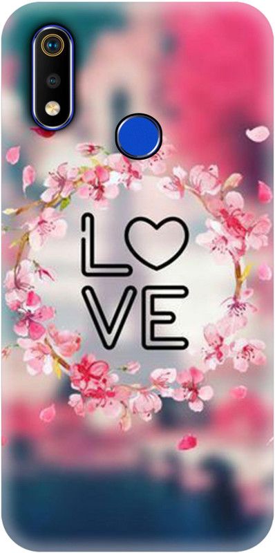 #Uncultured Back Cover for Realme 3 Pro - Love Print  (Multicolor, Hard Case, Pack of: 1)