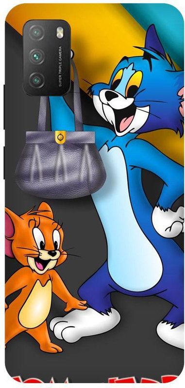 URCHIN Back Cover for Poco M3 Tom and jerry, Cartoon, Cartoon network, Tom, Jerry  (Multicolor, Shock Proof)
