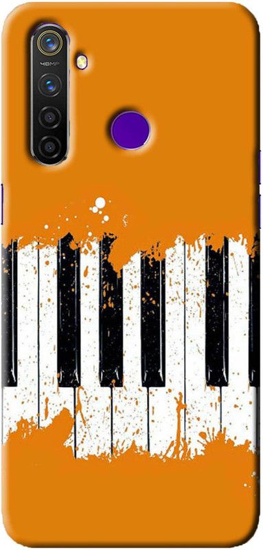 NDCOM Back Cover for Oppo Realme 5 Pro Music Keybord Printed  (Multicolor, Hard Case, Pack of: 1)