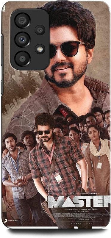 GRAFIQE Back Cover for SAMSUNG Galaxy A33 VIJAY, ACTOR, SOUTHHERO, TELUGUSTAR  (Multicolor, Shock Proof, Pack of: 1)
