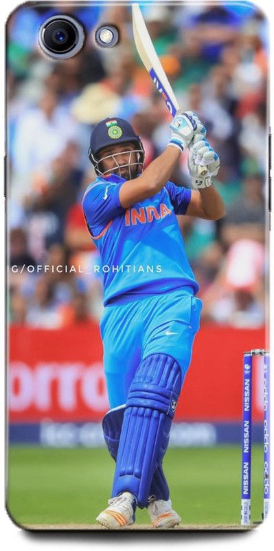 INTELLIZE Back Cover for Realme 1/CPH1859 rohit sharma,Printed  (Multicolor, Shock Proof, Pack of: 1)