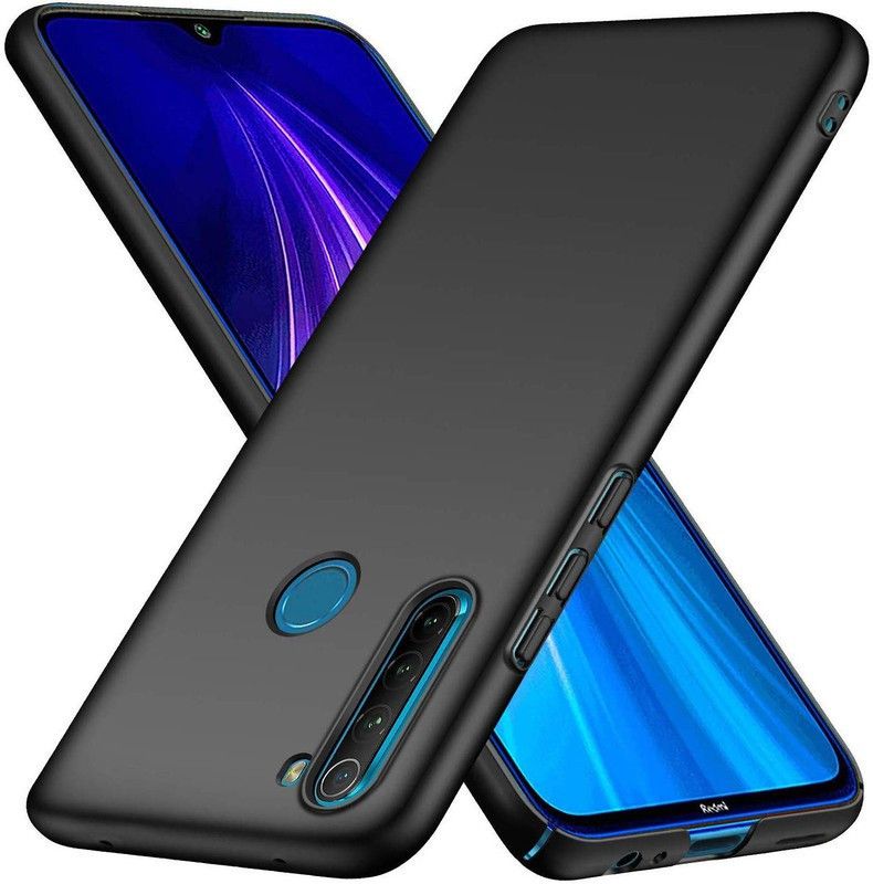 MoreFit Back Cover for Redmi Note 8  (Black, Shock Proof, Silicon, Pack of: 1)