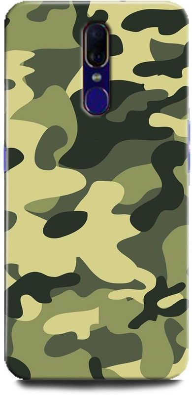 Afterglow Back Cover for Oppo F11 CAMOUFLAGE, ARMY, ARMY PRINT, ABSTRACT, GREEN, PATTERN  (Multicolor, Shock Proof, Pack of: 1)