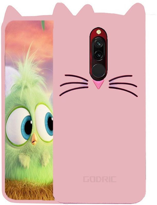 Godric Back Cover for Mi Redmi 8  (Pink, Grip Case, Pack of: 1)