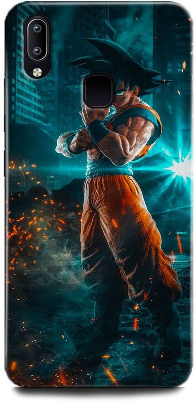 WallCraft Back Cover for Vivo V9 Pro, Vivo 1851 GOKU, DRAGON BALL Z, ANIME, VEGETA, NARUTO, KAKASHI, NEON  (Multicolor, Dual Protection, Pack of: 1)