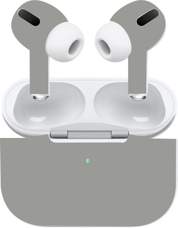 AsSkin Apple AirPod Pro Mobile Skin  (Ultra Super Grey Matte With High Matte Finish.)