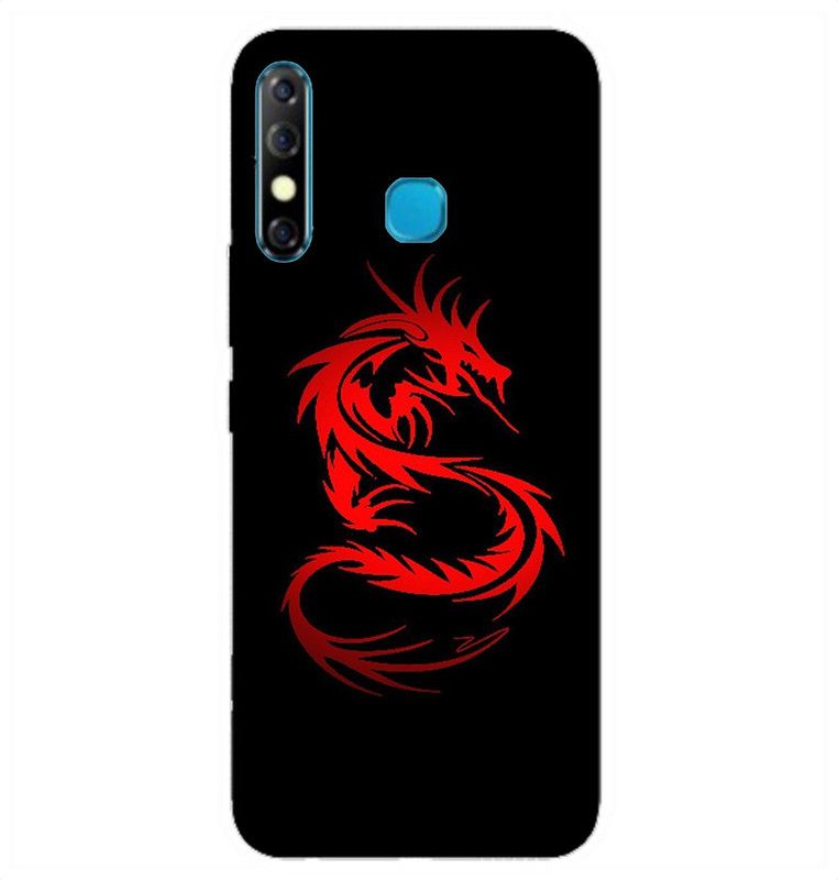 METOO Back Cover for Infinix Hot 8  (Multicolor, Dual Protection, Silicon)