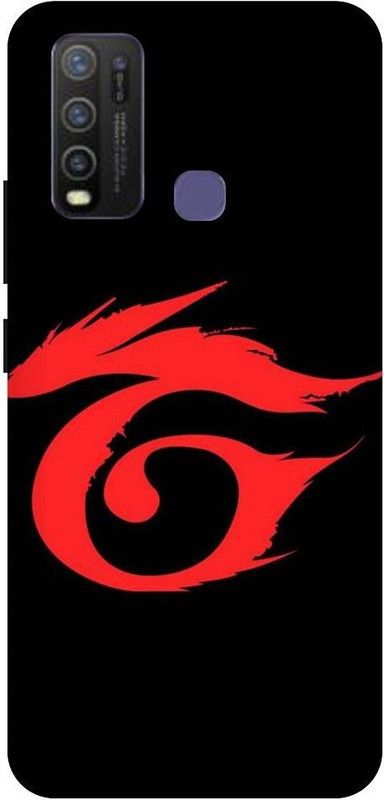 URCHIN Back Cover for Vivo Y30  (Black, Red, Shock Proof, Pack of: 1)
