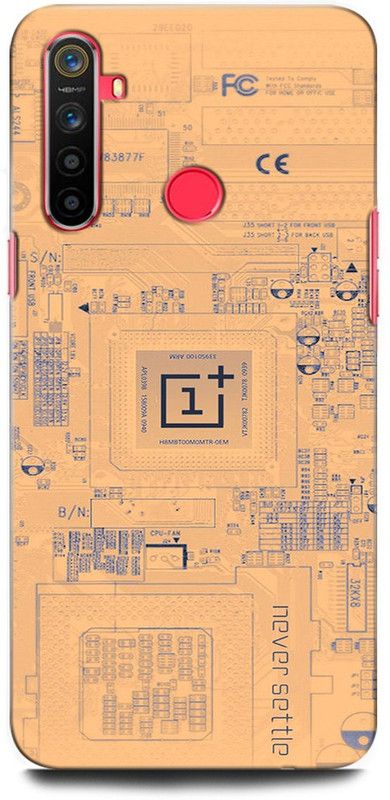 ORBIQE Back Cover for Realme 5 RMX1911 ONE PLUS, ONEPLUS, LOGO, ONEPLUS SIGN, ONEPLUS EMBLEM  (Multicolor, Hard Case, Pack of: 1)