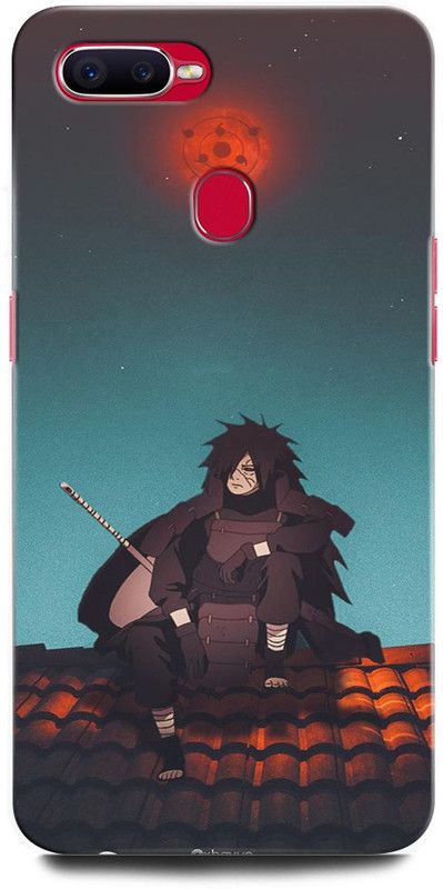 INTELLIZE Back Cover for OPPO F9 CPH1881 UCHIHA MADARA, ANIME, GIRL, NEON, NARUTO  (Multicolor, Hard Case, Pack of: 1)