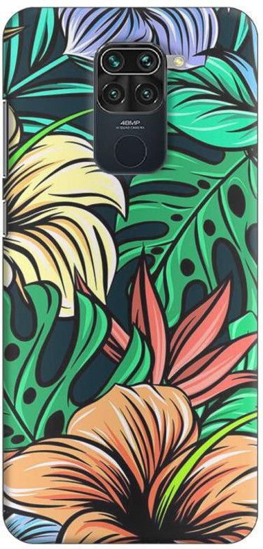 NDCOM Back Cover for Redmi Note 9 Seamless Flowers Patteren Printed  (Multicolor, Hard Case, Pack of: 1)