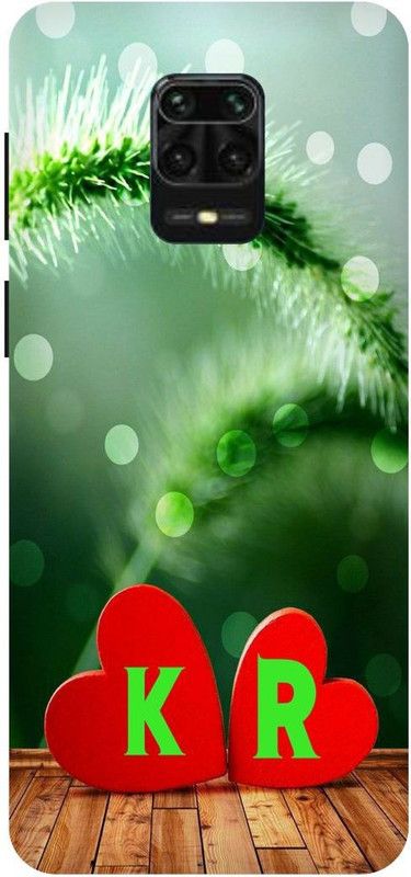 THESTONEWELL Back Cover for Redmi note9pro max k letter k alphabet k word k name cases cover  (Multicolor, Shock Proof, Pack of: 1)