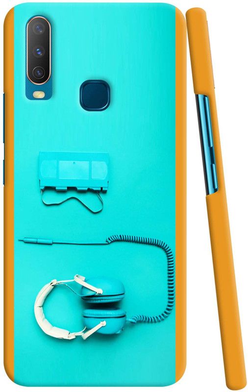 RC GRAPHICS Back Cover for Vivo Y11  (Blue, Pack of: 1)