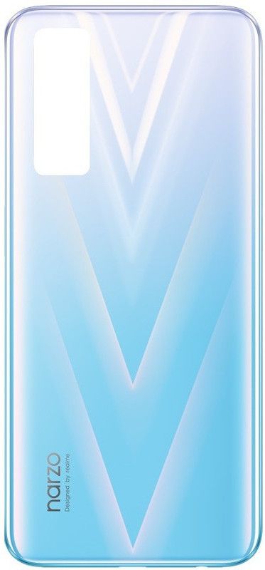 Sandreezz Realme Narzo 20 Pro Back Panel  (Blue)