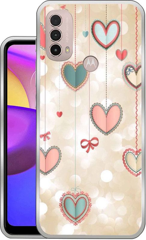 Vascase Back Cover for Motorola Moto E40  (Multicolor, Dual Protection, Silicon, Pack of: 1)