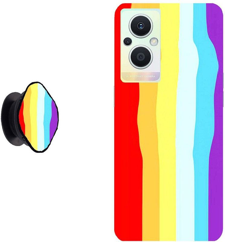 Zappy Back Cover for Oppo F21 Pro 5G  (Multicolor, Cases with Holder, Pack of: 1)
