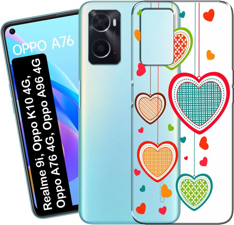 kudia Back Cover for Realme 9i, Oppo K10 4G, Oppo A76 4G, Oppo A96 4G, CPH2333, CPH2373  (Multicolor, Dual Protection, Silicon)