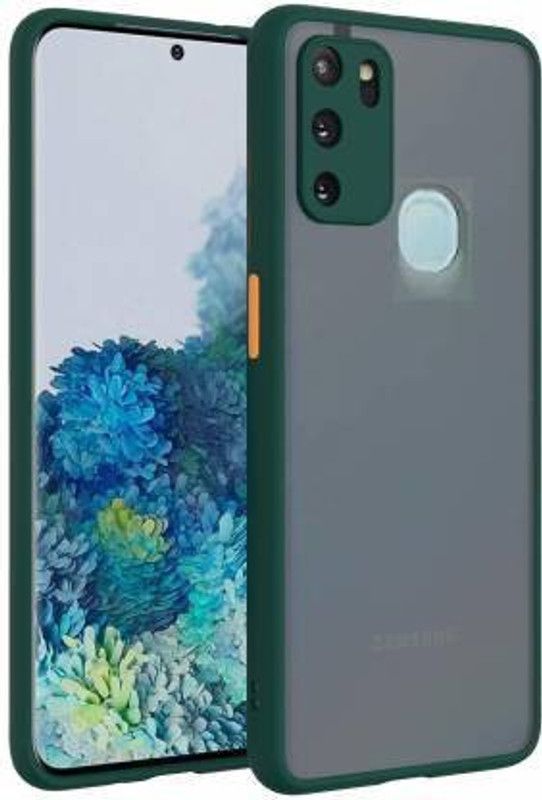 Amma Zone Back Cover for Vivo Y30i | Smoke Pattern| Full Camera Protection| Smooth Rubberized Matte Finish Cover.  (Green, Grip Case, Pack of: 1)