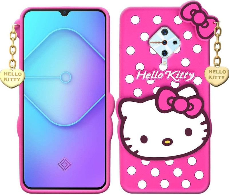 COVERBLACK Back Cover for Vivo S1 Pro  (Pink, Flexible, Silicon, Pack of: 1)