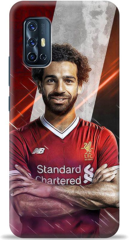 Crafter Back Cover for Vivo V17  (Red, Shock Proof)