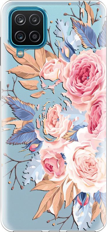 Fashionury Back Cover for Samsung Galaxy F12, Samsung Galaxy M12  (Multicolor, Grip Case, Silicon, Pack of: 1)