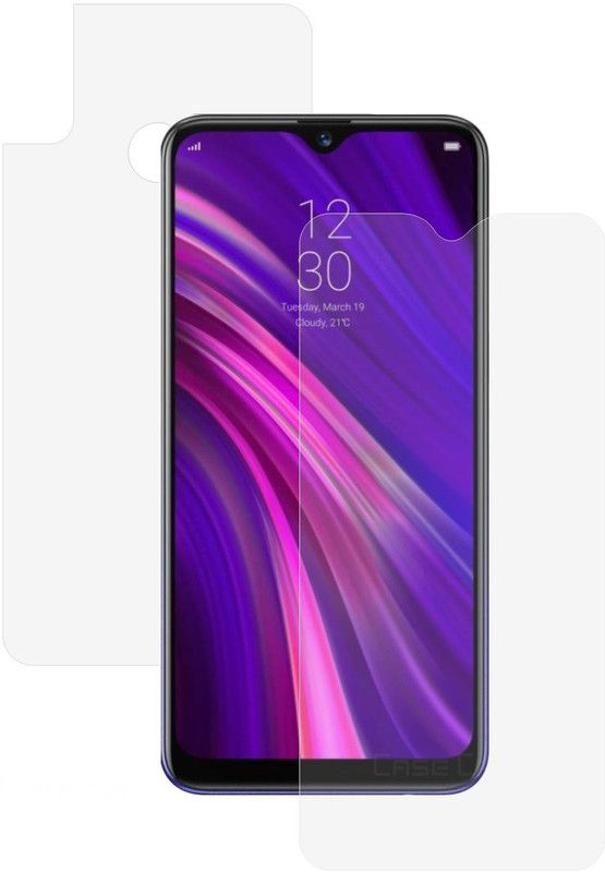 CASE CREATION Front and Back Screen Guard for Realme 3, Realme 3i, Vivo Y93  (Pack of 2)