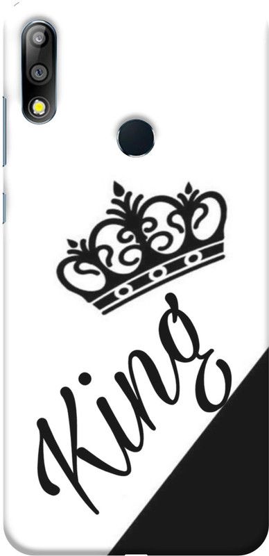 NDCOM Back Cover for Asus Zenfone Max Pro M1  (White, Black, Hard Case, Pack of: 1)