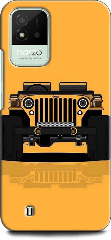 Dronk Back Cover for Realme Narzo 50i, RMX3231 CAR, JEEP, THAR, KATTA  (Multicolor, Dual Protection, Pack of: 1)