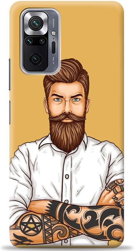 Loffar Back Cover for Mi Redmi Note 10 Pro Max  (Yellow, Shock Proof, Pack of: 1)
