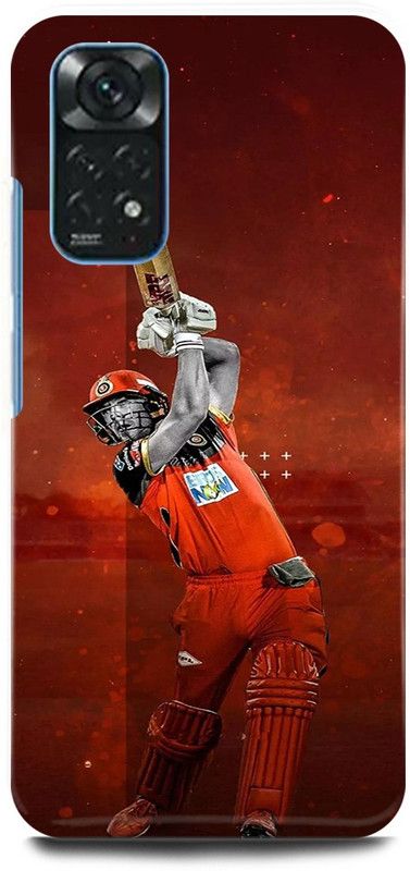 play fast Back Cover for Redmi Note 11 AB, DE, VILLIERS, SOUTH, AFRICA, PLAYER, RCB  (Red, Hard Case, Pack of: 1)