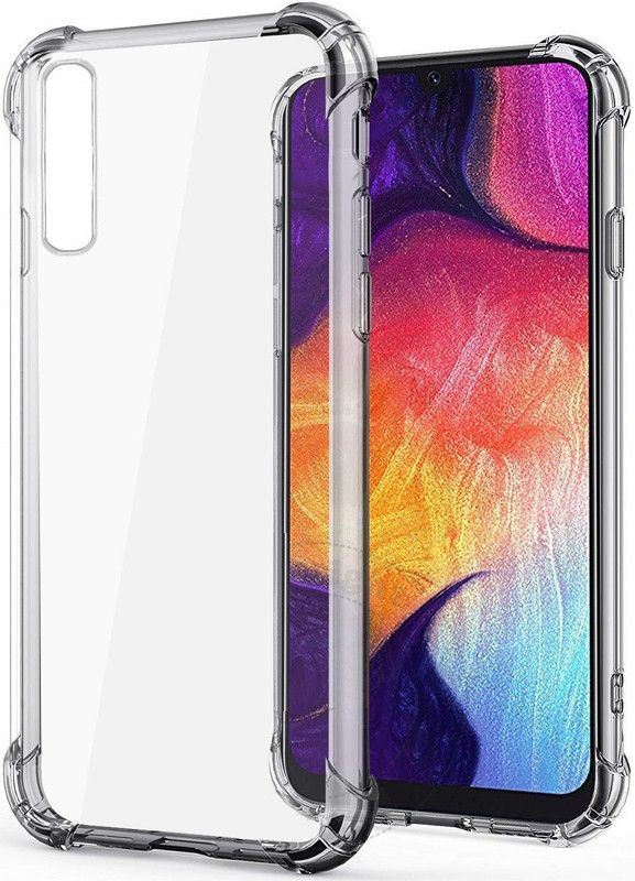 CELLCAMPUS Back Cover for Vivo S1  (Transparent, White, Grip Case)