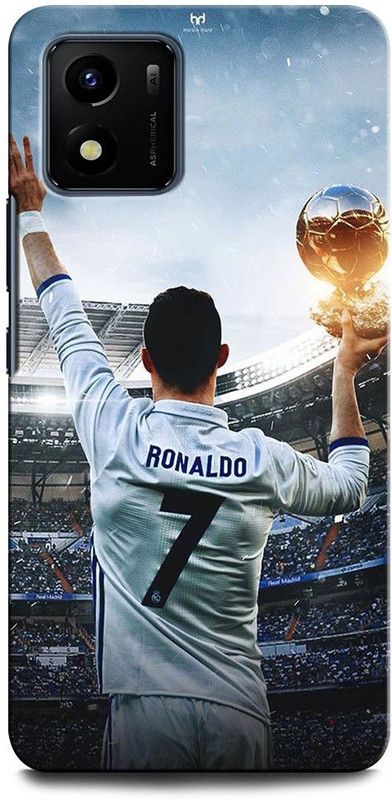 INTELLIZE Back Cover for VIVO Y15s CRISTIANO RONALDO, RONALDO 7, CR, 7, FOOTBALL, SPORTS, REAL MADRID  (Multicolor, Hard Case, Pack of: 1)