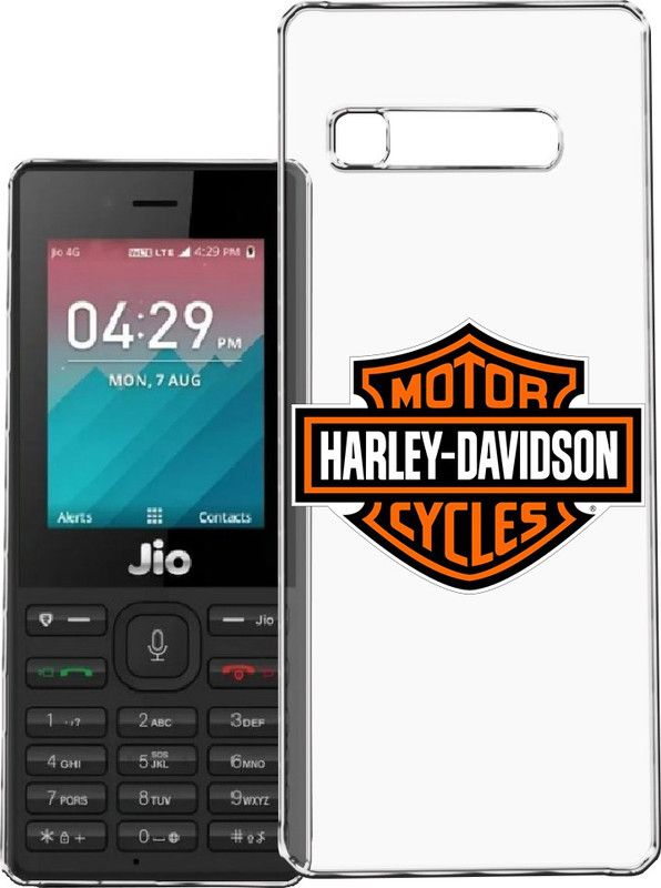 HANIRY Back Cover for Jio F220 / f220 mobile cover | HARLEY DAVIDSON | Design | PNG_38  (Multicolor, Flexible, Silicon, Pack of: 1)