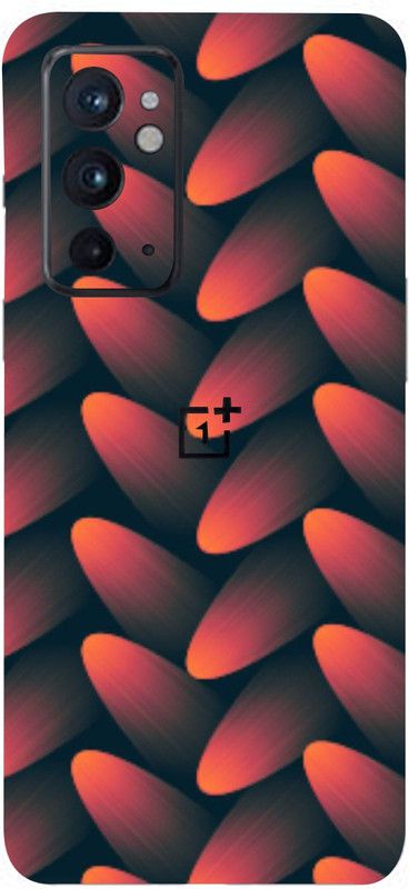 Mclaxa Red Leafs Mobile Back Skin, Red Leafs, ONE PLUS 9RT 5G Mobile Skin  (Red Leafs Skin With Super Matte Finish)