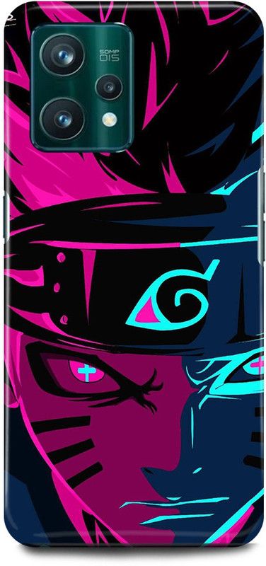 play fast Back Cover for Realme 9 Pro 5G, RMX3471 NARUTO, SHIPPUDEN, ANIME, NEON  (Purple, Hard Case, Pack of: 1)