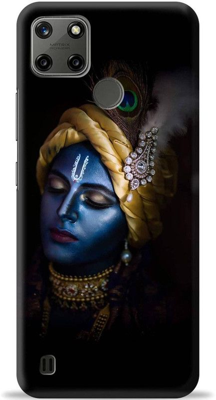 Crafter Back Cover for Realme C25_Y  (Black, Shock Proof, Pack of: 1)